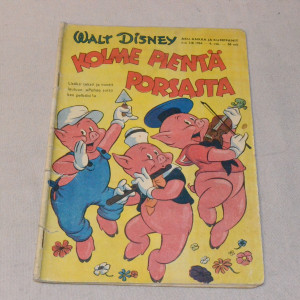 Aku Ankka 03B - 1954 Kolme pientä porsasta